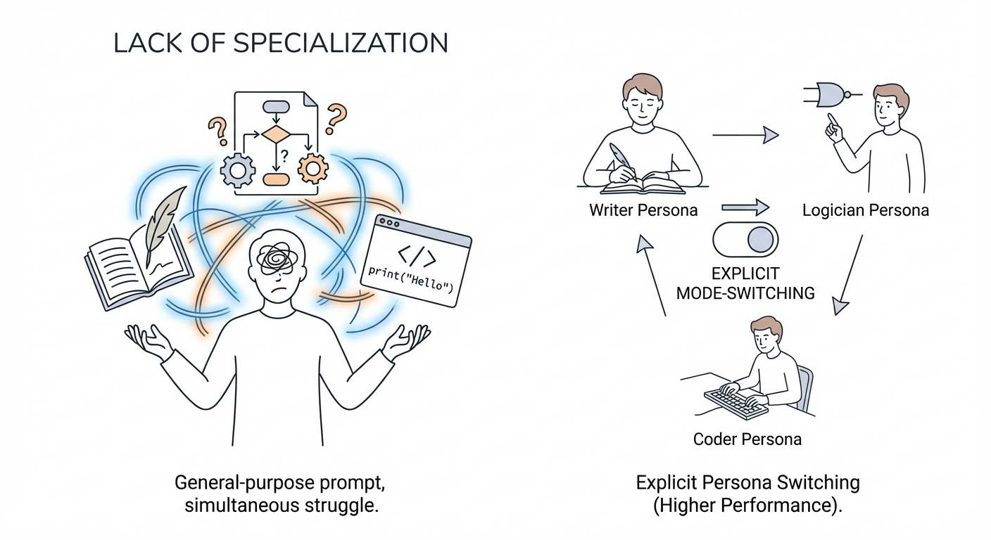 Lack of Specialization